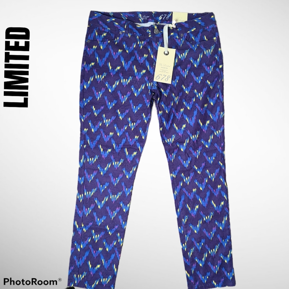 NWT Size 14 Printed Ankle Pants from the Limited